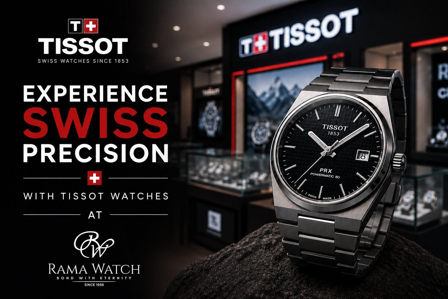 Experience Swiss Precision with Tissot Watches at Rama Watch