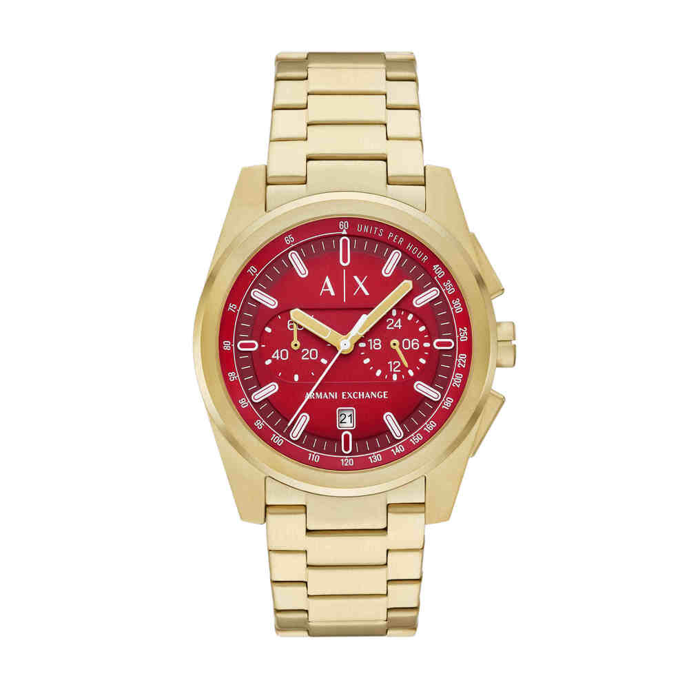 Chronograph Gold-Tone Stainless Steel Watch