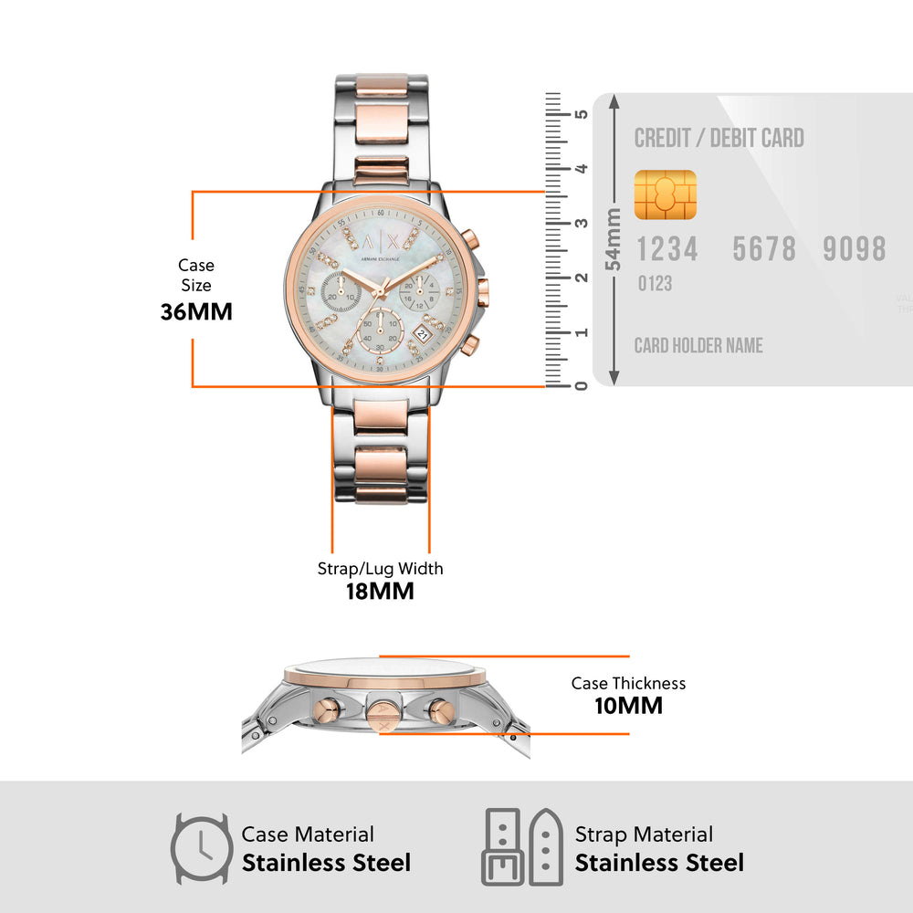 Chronograph Two-Tone Stainless Steel Watch