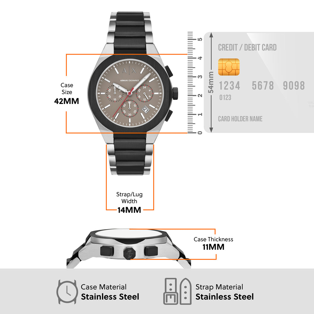 Men's Sync Chronograph Two-Tone Stainless Steel Watch