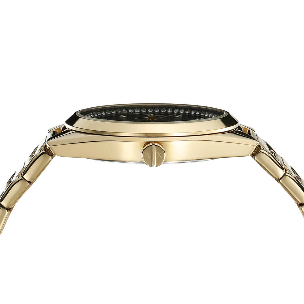 Multifunction Gold-Tone Stainless Steel Watch