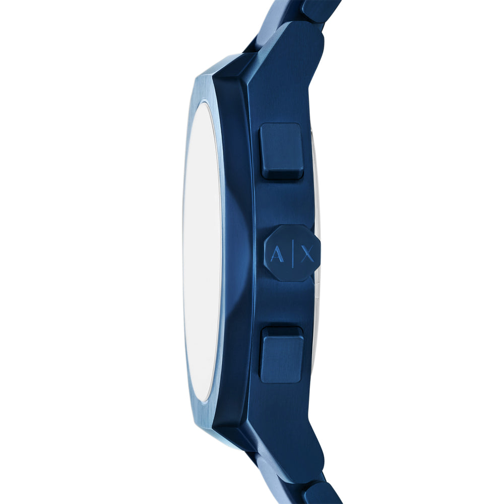 Sync Chronograph Blue Stainless Steel Watch