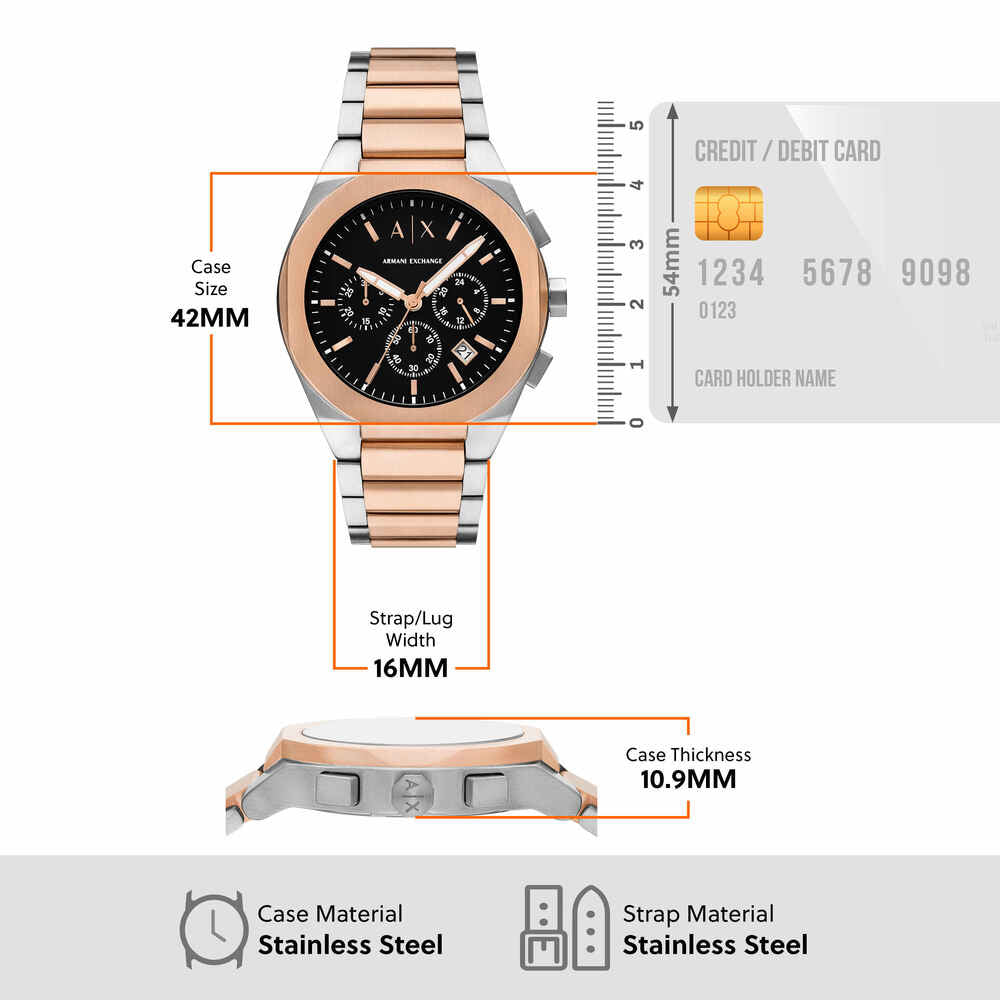 Sync Chronograph Two-Tone Stainless Steel Watch