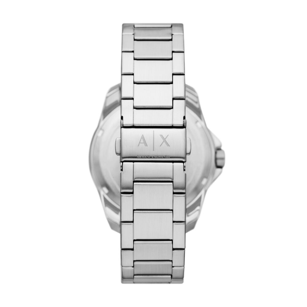 Three-Hand Date Stainless Steel Watch