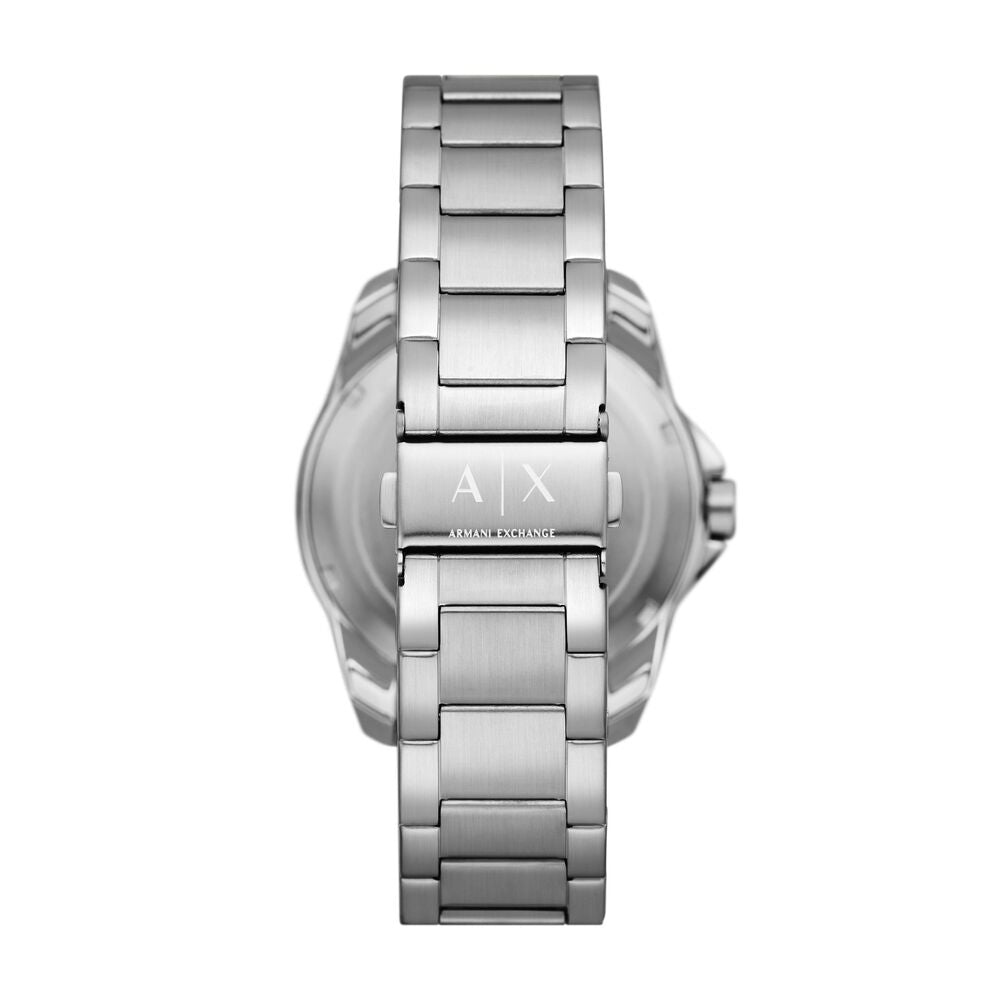 Three-Hand Date Stainless Steel Watch