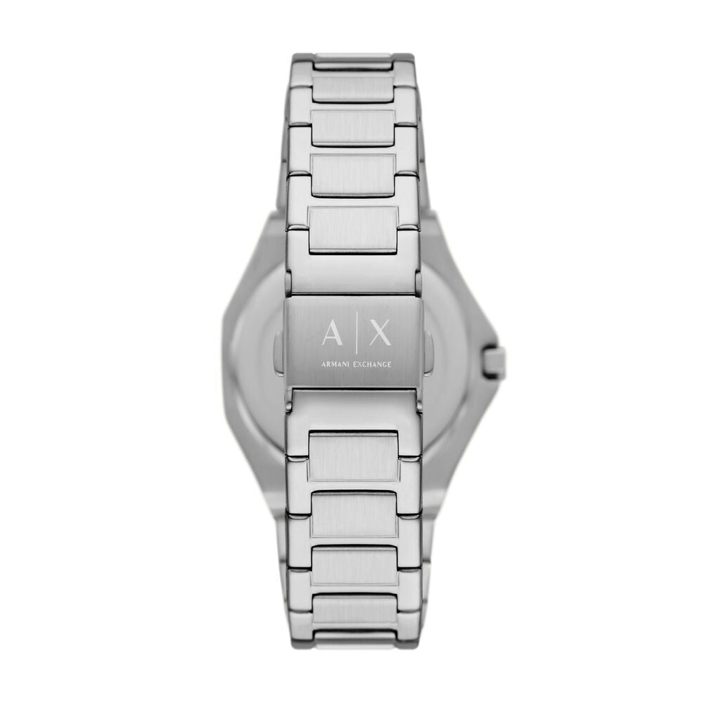 Three-Hand Stainless Steel Watch
