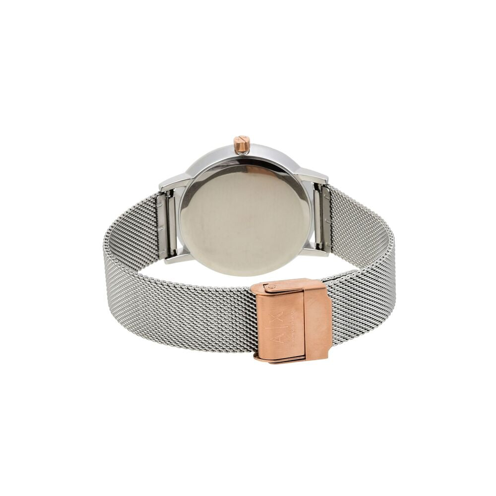 Three-Hand Stainless Steel Watch