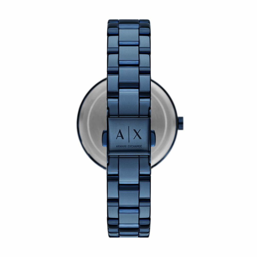 Two-Hand Ocean Blue Stainless Steel Watch