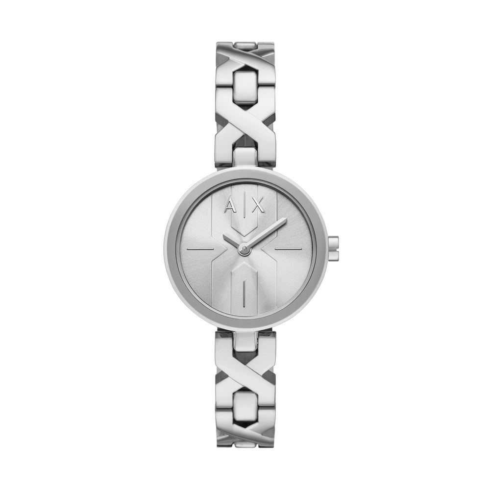 Two-Hand Stainless Steel Watch