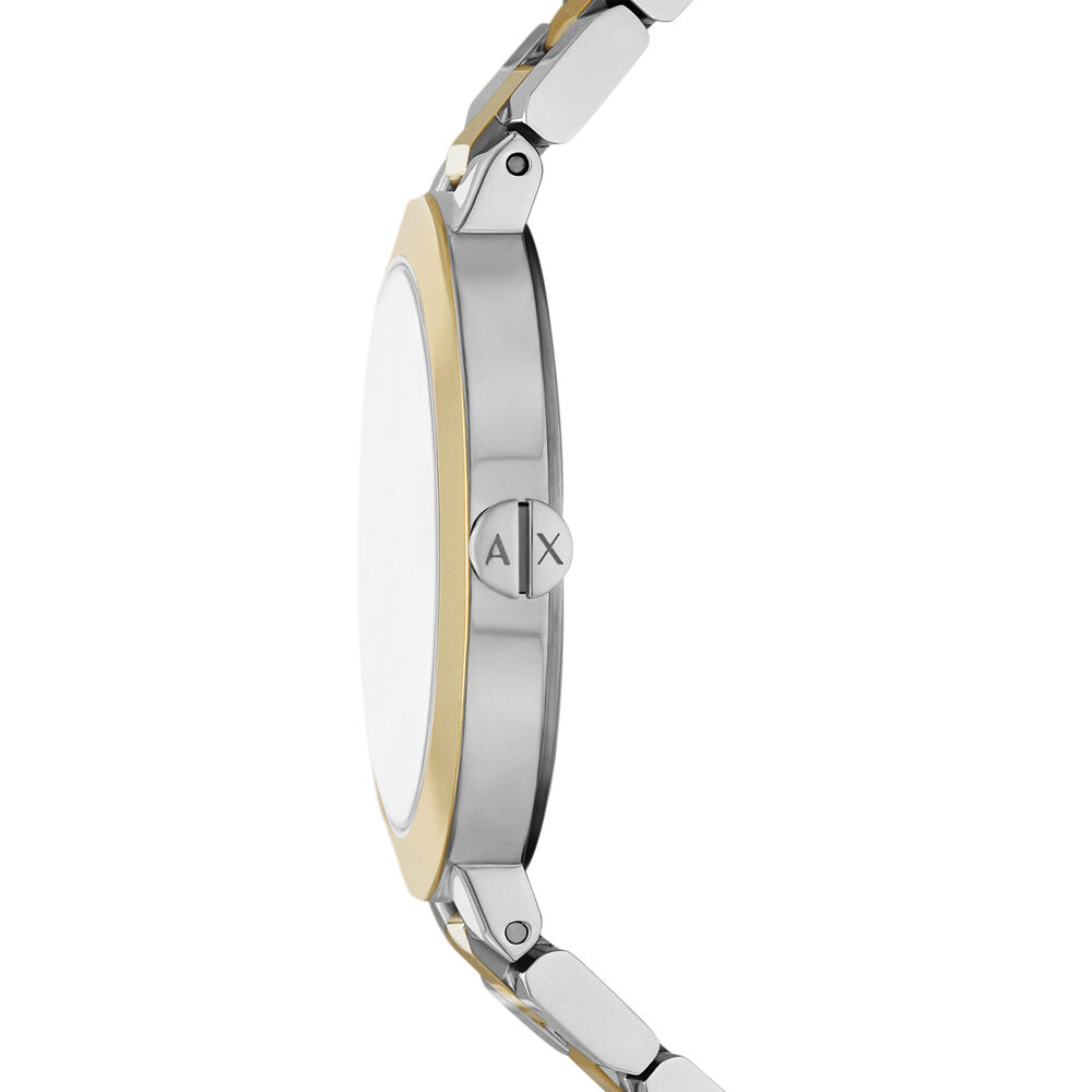 Two-Hand Two-Tone Stainless Steel Watch