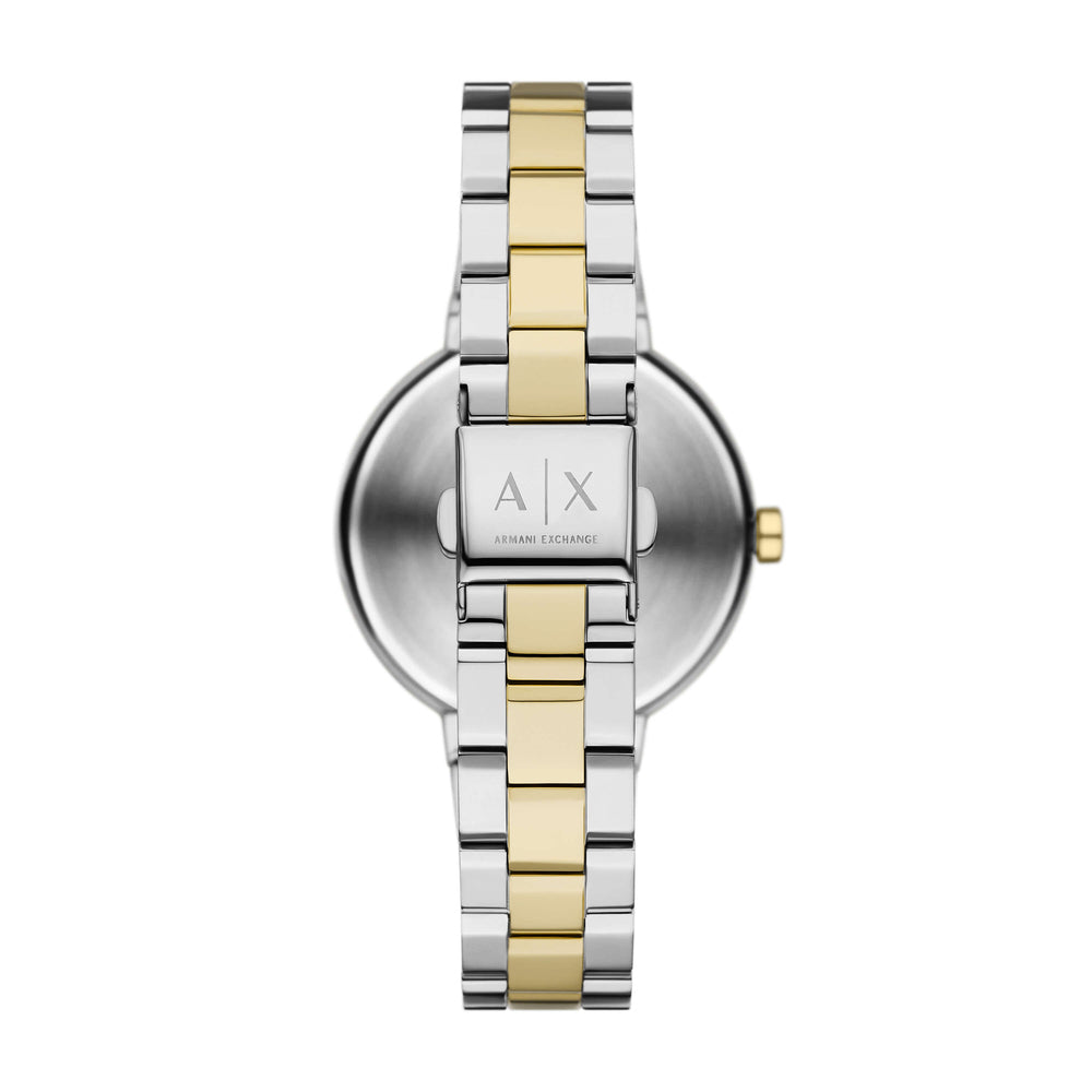 Two-Hand Two-Tone Stainless Steel Watch