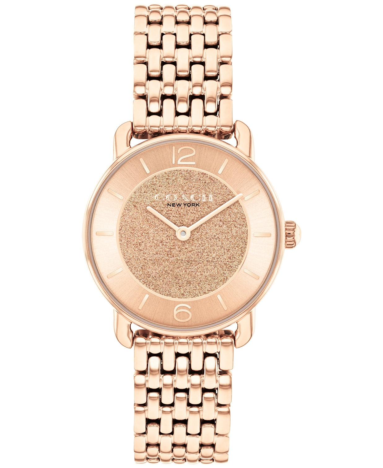 Elliot Women Quartz Pink Dial Analog Stainless Steel Watch