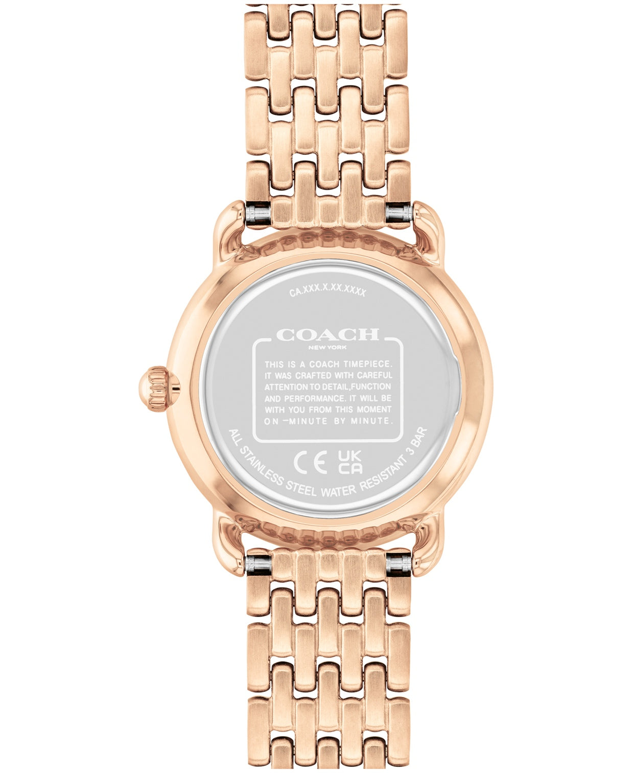 Elliot Women Quartz Pink Dial Analog Stainless Steel Watch