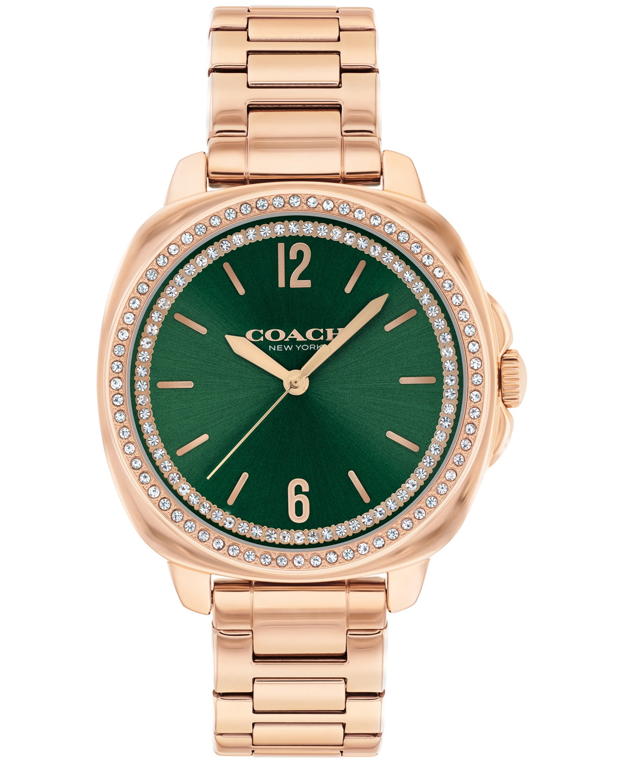 Kitt Women Quartz Green Dial Analog Stainless Steel Watch