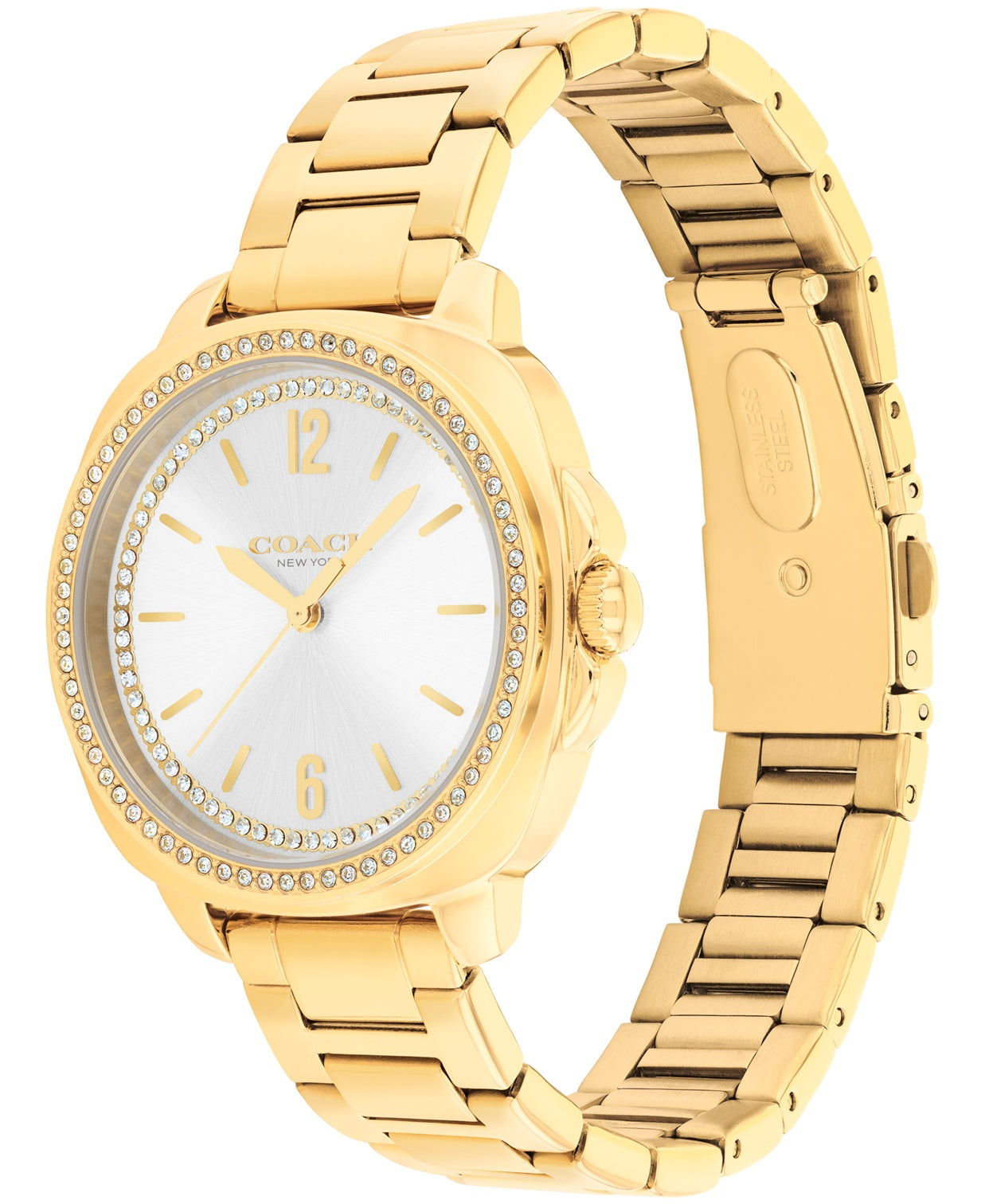 Kitt Women Quartz Silver Dial Analog Stainless Steel Watch