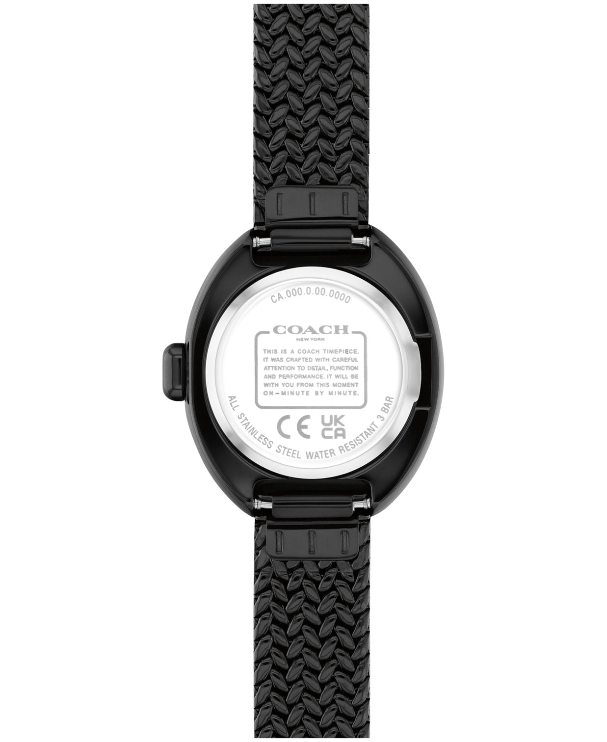 Sammy Women Quartz Black Dial Analog Mesh Watch
