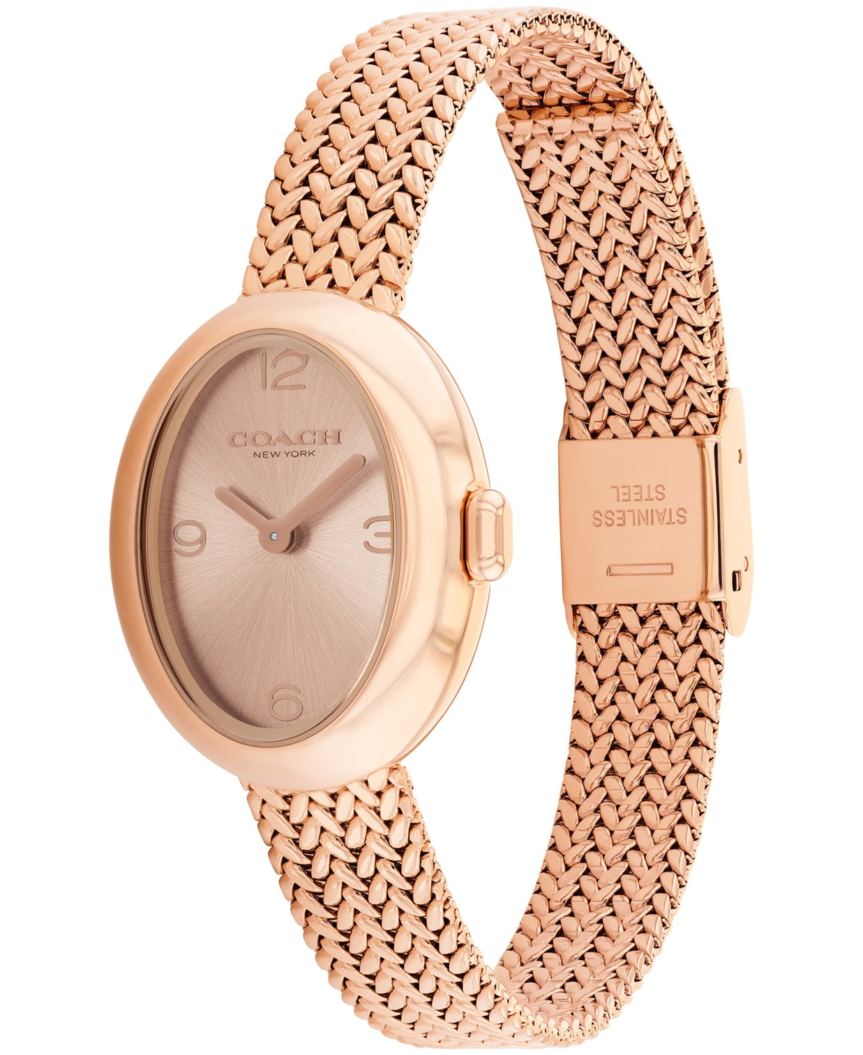 Sammy Women Quartz Pink Dial Analog Stainless Steel Watch