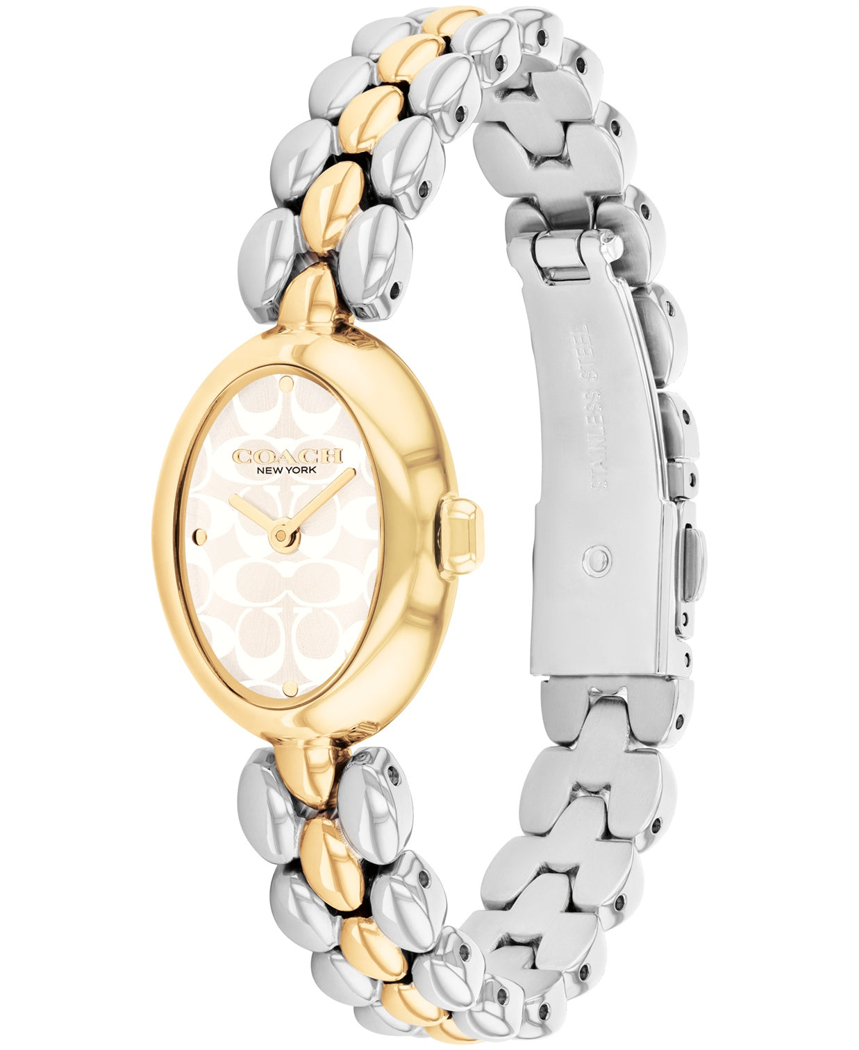 Sammy Women Quartz White Dial Analog Stainless Steel Watch