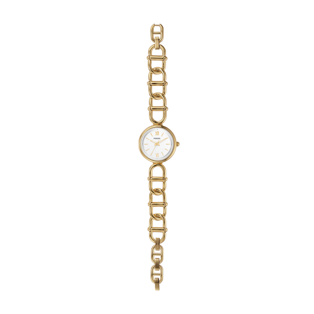 Carlie Three-Hand Gold-Tone