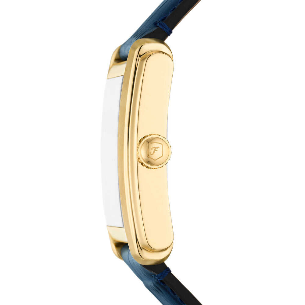 Carraway Three-Hand Navy Croco