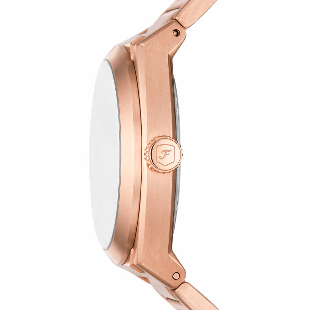 Everett Three-Hand Date Rose Gold-Tone