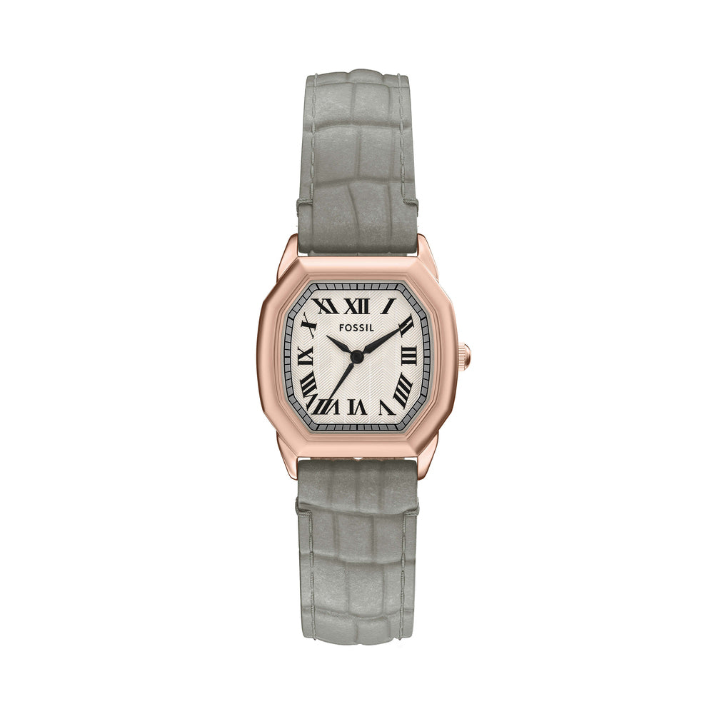 Harlow Three-Hand Gray Croco