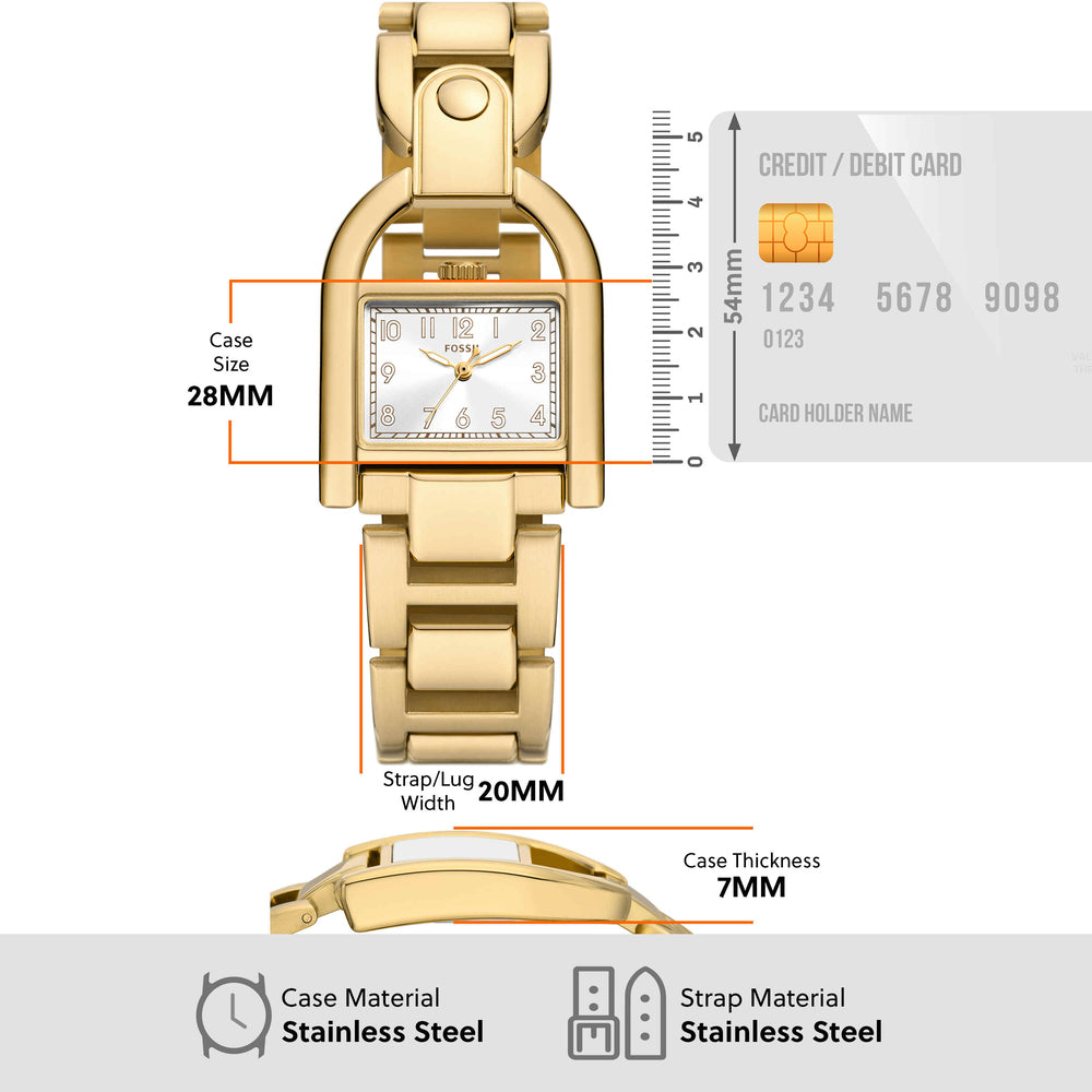 Harwell Three-Hand Gold-Tone
