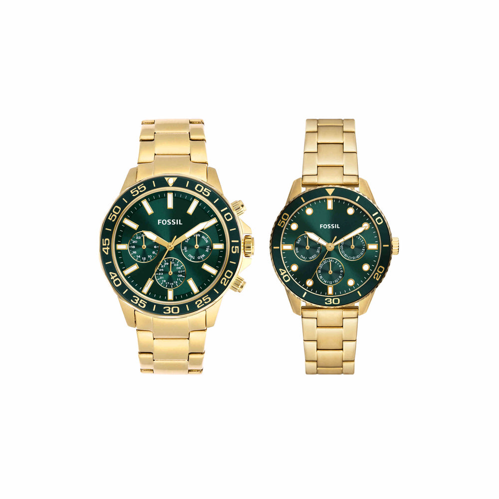 His and Hers Multifunction Gold-Tone