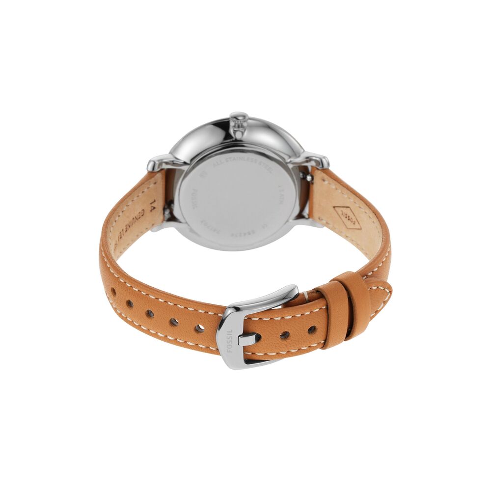 Jacqueline Three-Hand Date Luggage Leather