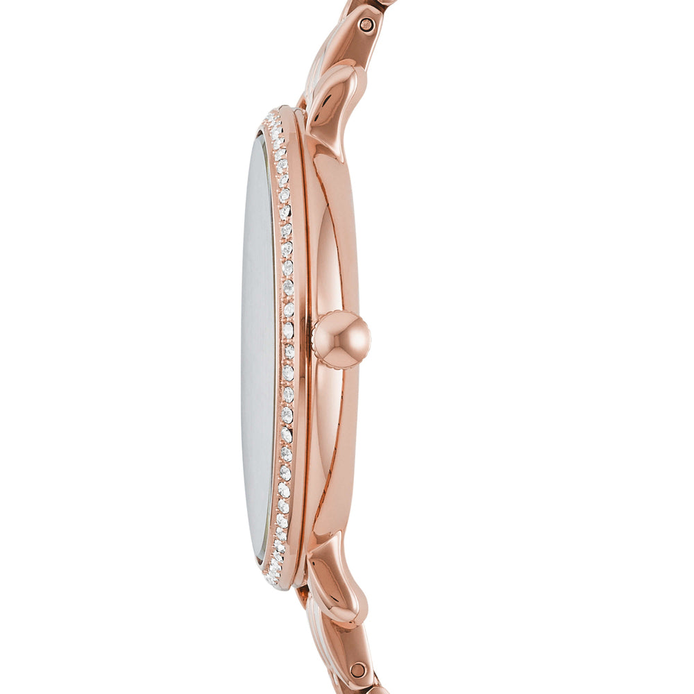 Jacqueline Three-Hand Rose Gold-Tone