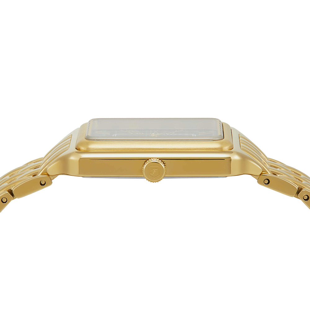 Raquel Three-Hand Date Gold-Tone