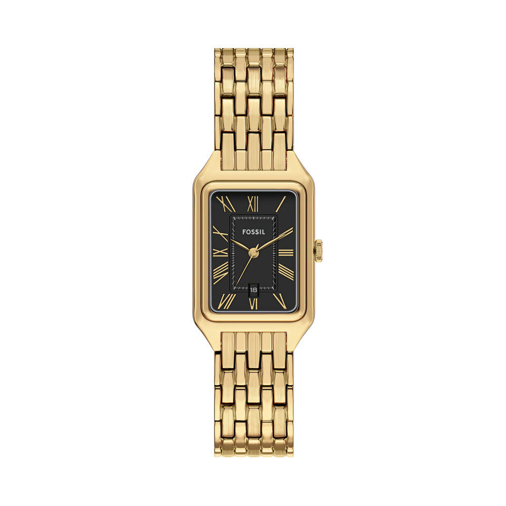 Raquel Three-Hand Date Gold-Tone