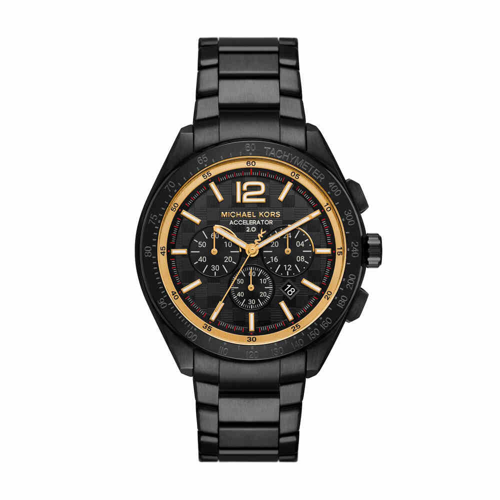 Accelerator 2.0 Chronograph Black Stainless Steel Watch