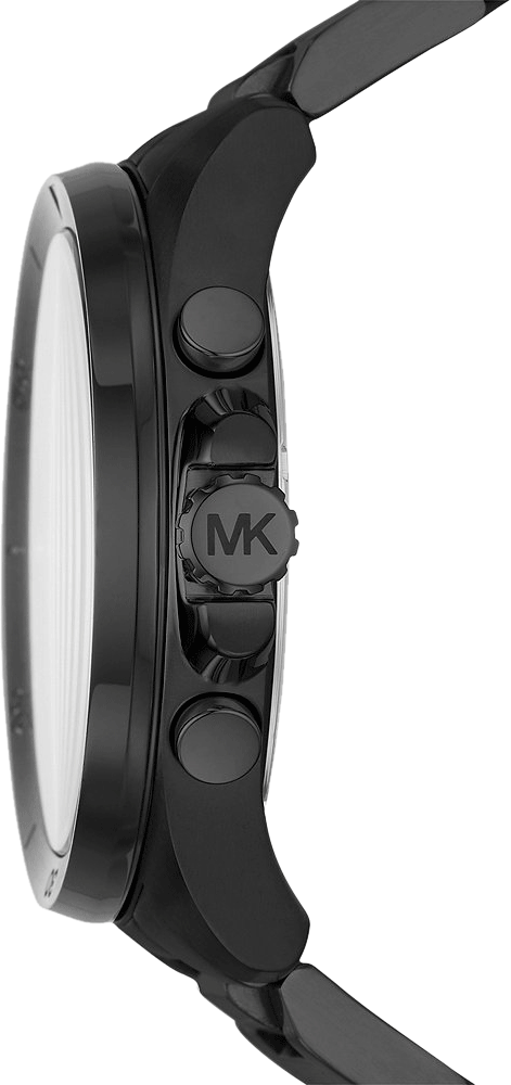 Brecken Chronograph Black Stainless Steel Watch