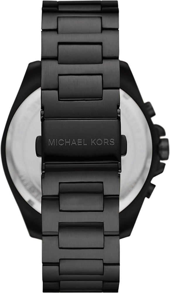 Brecken Chronograph Black Stainless Steel Watch