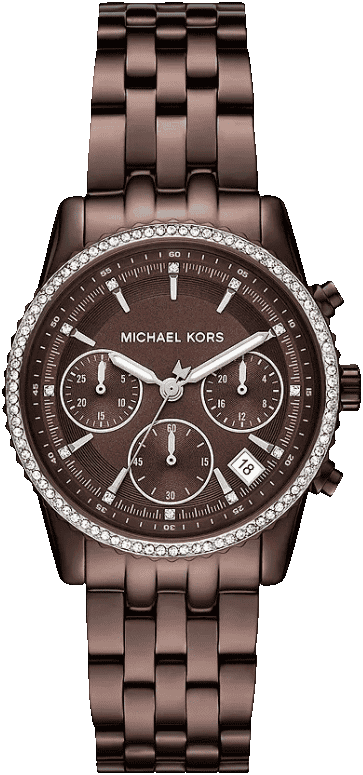 Bryant Women Quartz Brown Dial Chronograph Stainless Steel Watch