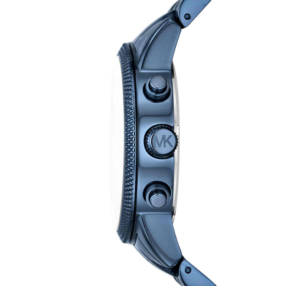 Chronograph Blue Stainless Steel Watch
