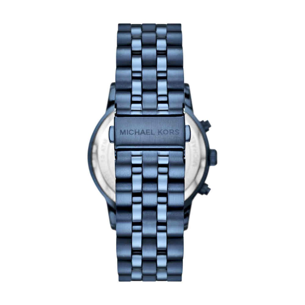 Chronograph Blue Stainless Steel Watch