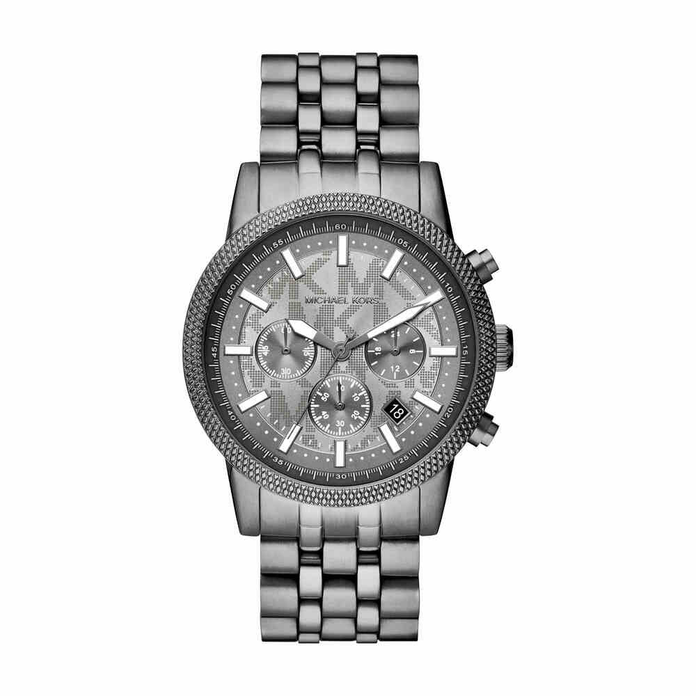 Chronograph Gunmetal Stainless Steel Watch