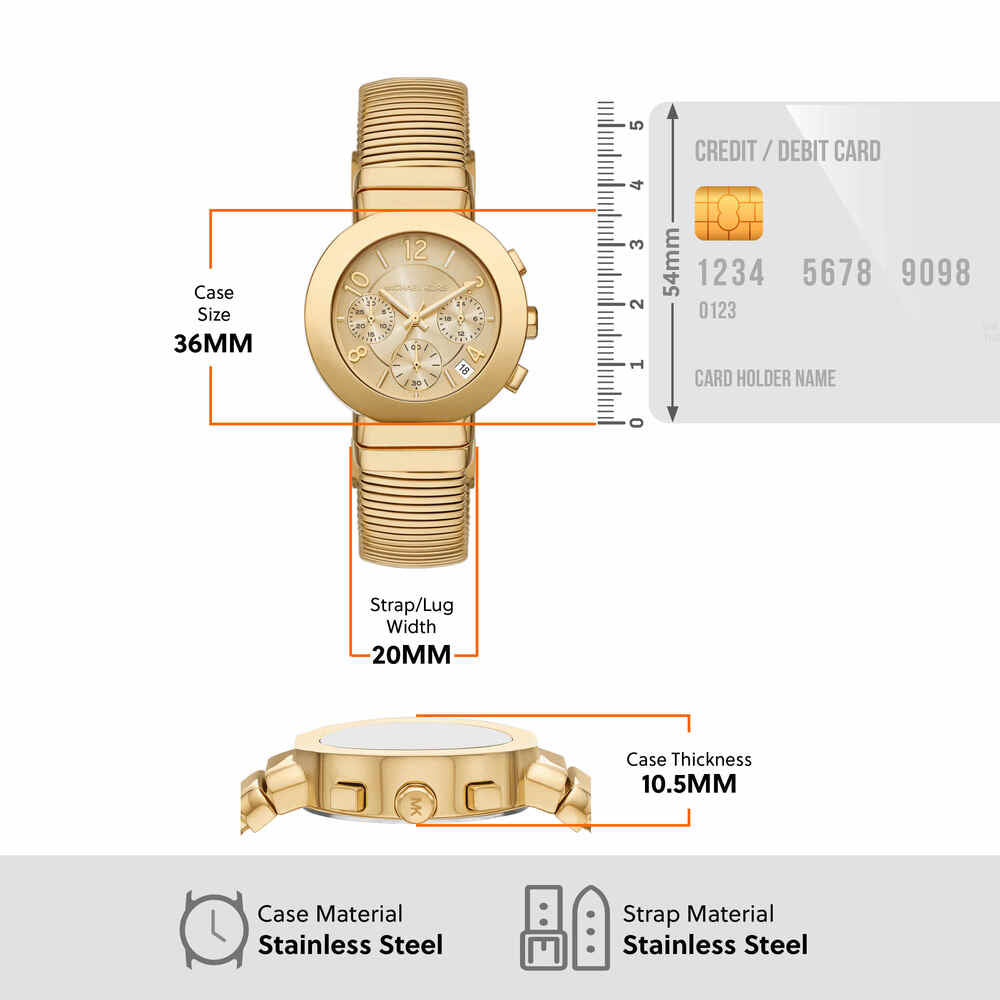 Gramercy Chronograph Gold-Tone Stainless Steel Watch