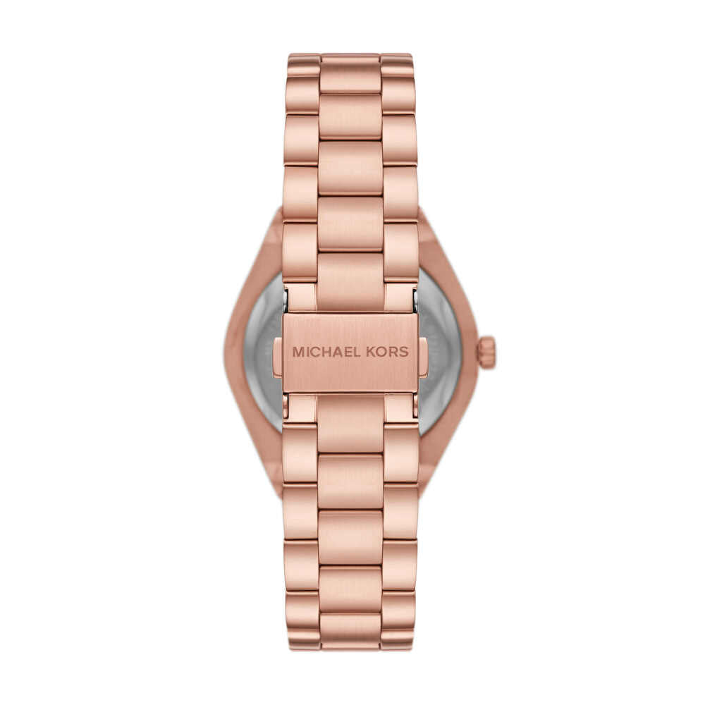 Lennox Three-Hand Rose Gold-Tone Stainless Steel Watch