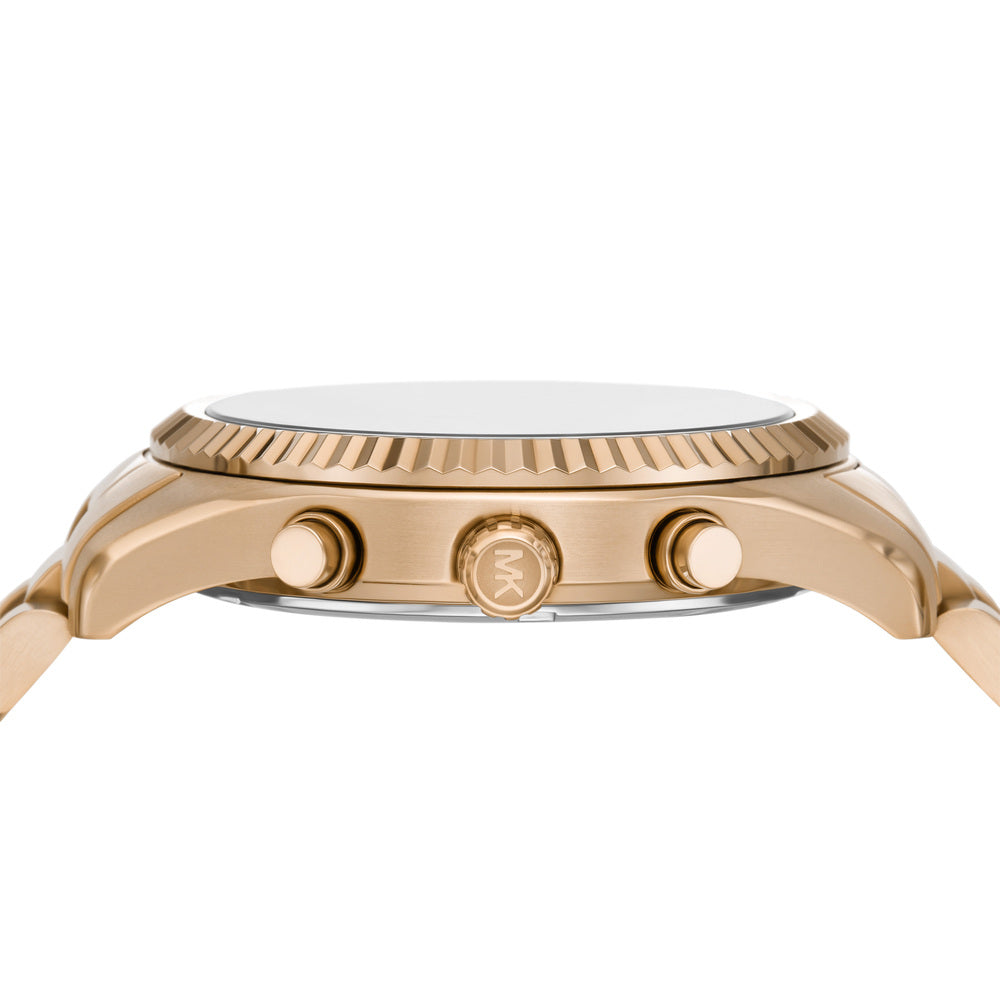 Lexington Chronograph Beige Gold-Tone Stainless Steel Watch