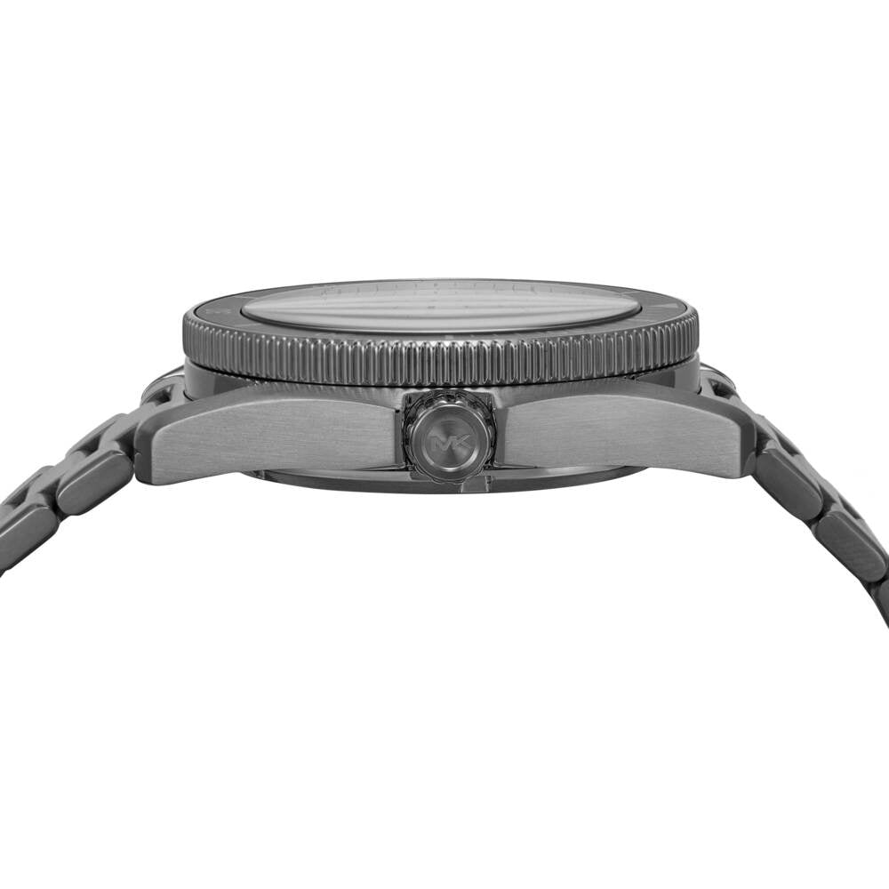 Maritime Three-Hand Date Gunmetal Stainless Steel Watch
