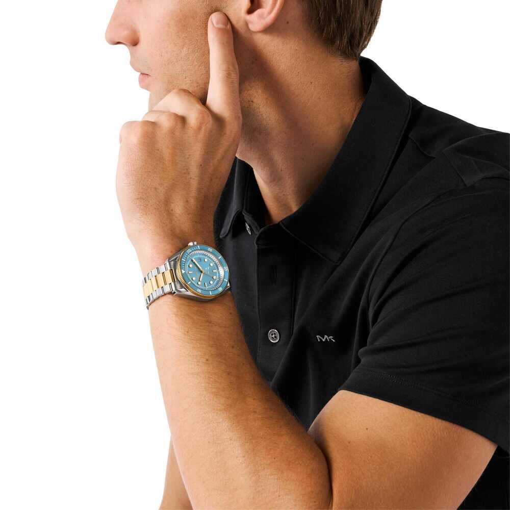 Maritime Three-Hand Two-Tone Stainless Steel Watch