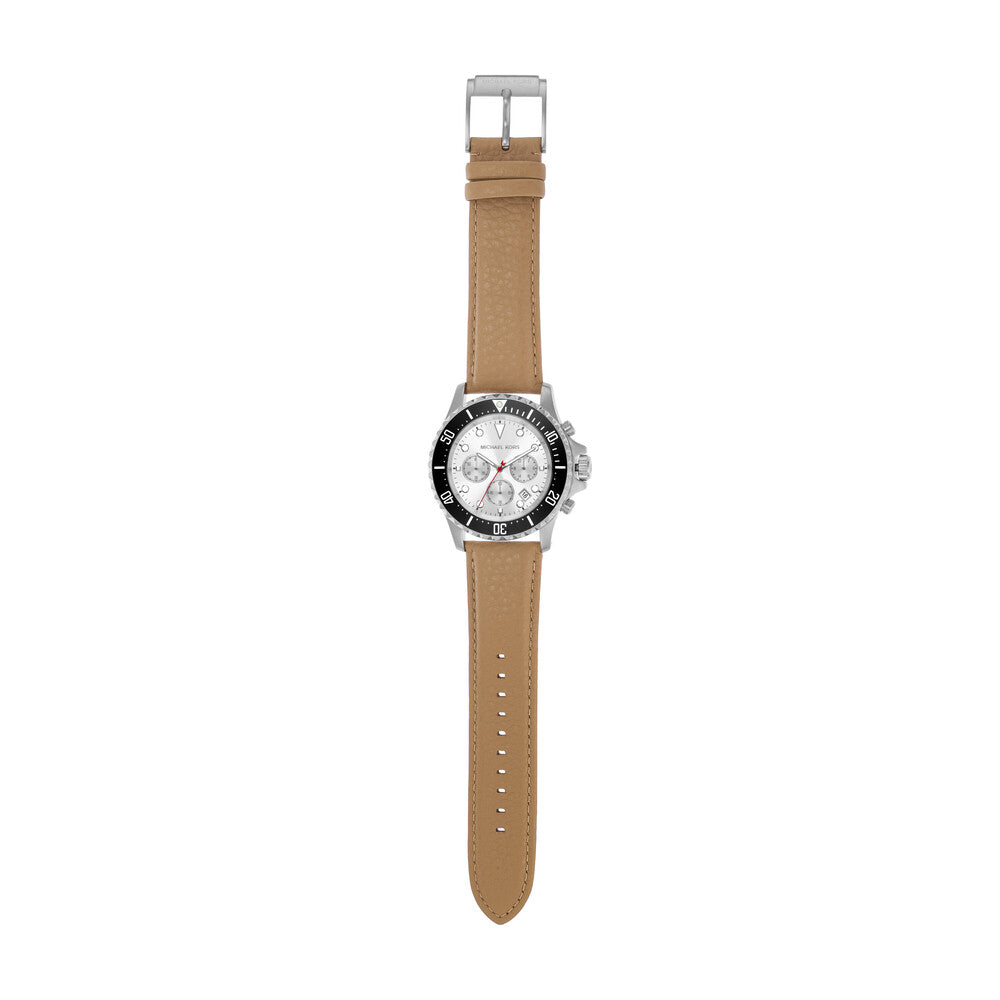 Men's Everest Chronograph Camel Leather Watch