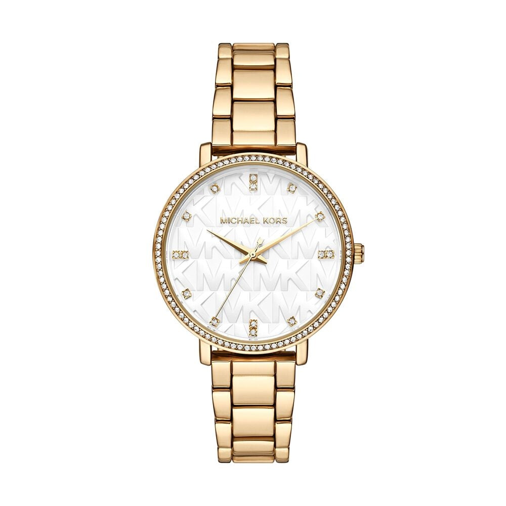 Pyper Three-Hand Gold-Tone Alloy Watch