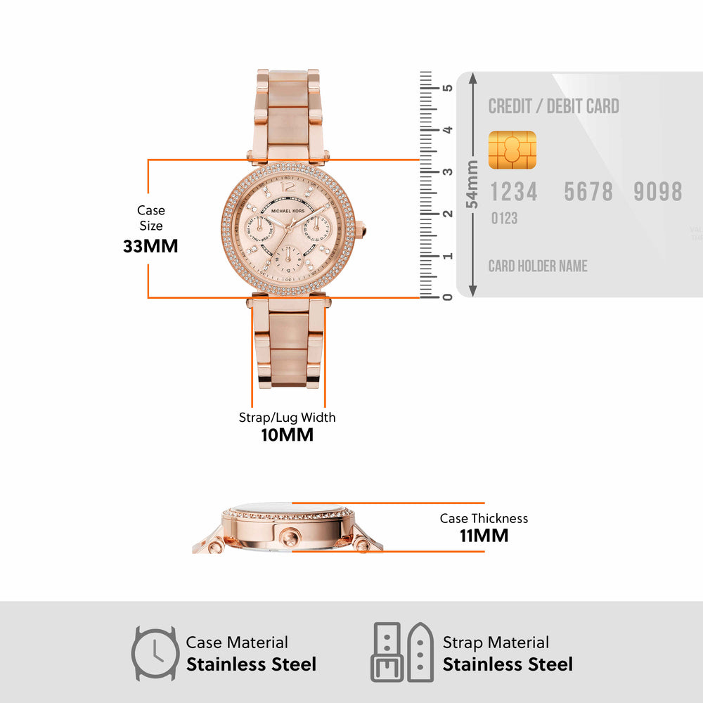 Rose Gold-Tone Mini Parker Watch