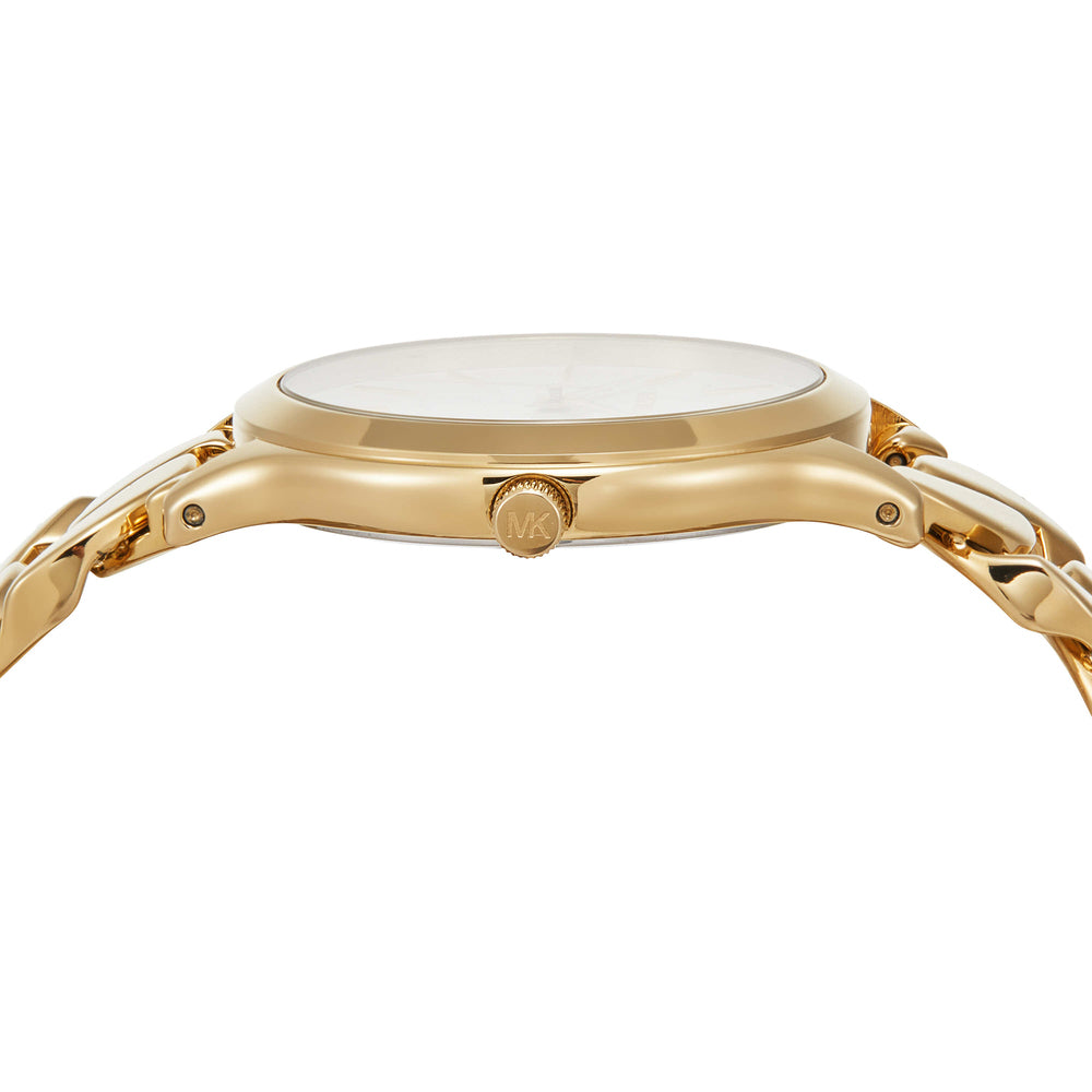 Runway Three-Hand Gold-Tone Stainless Steel Watch