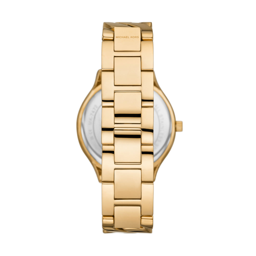 Runway Three-Hand Gold-Tone Stainless Steel Watch