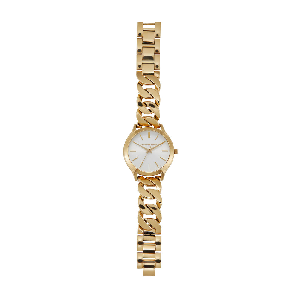 Runway Three-Hand Gold-Tone Stainless Steel Watch